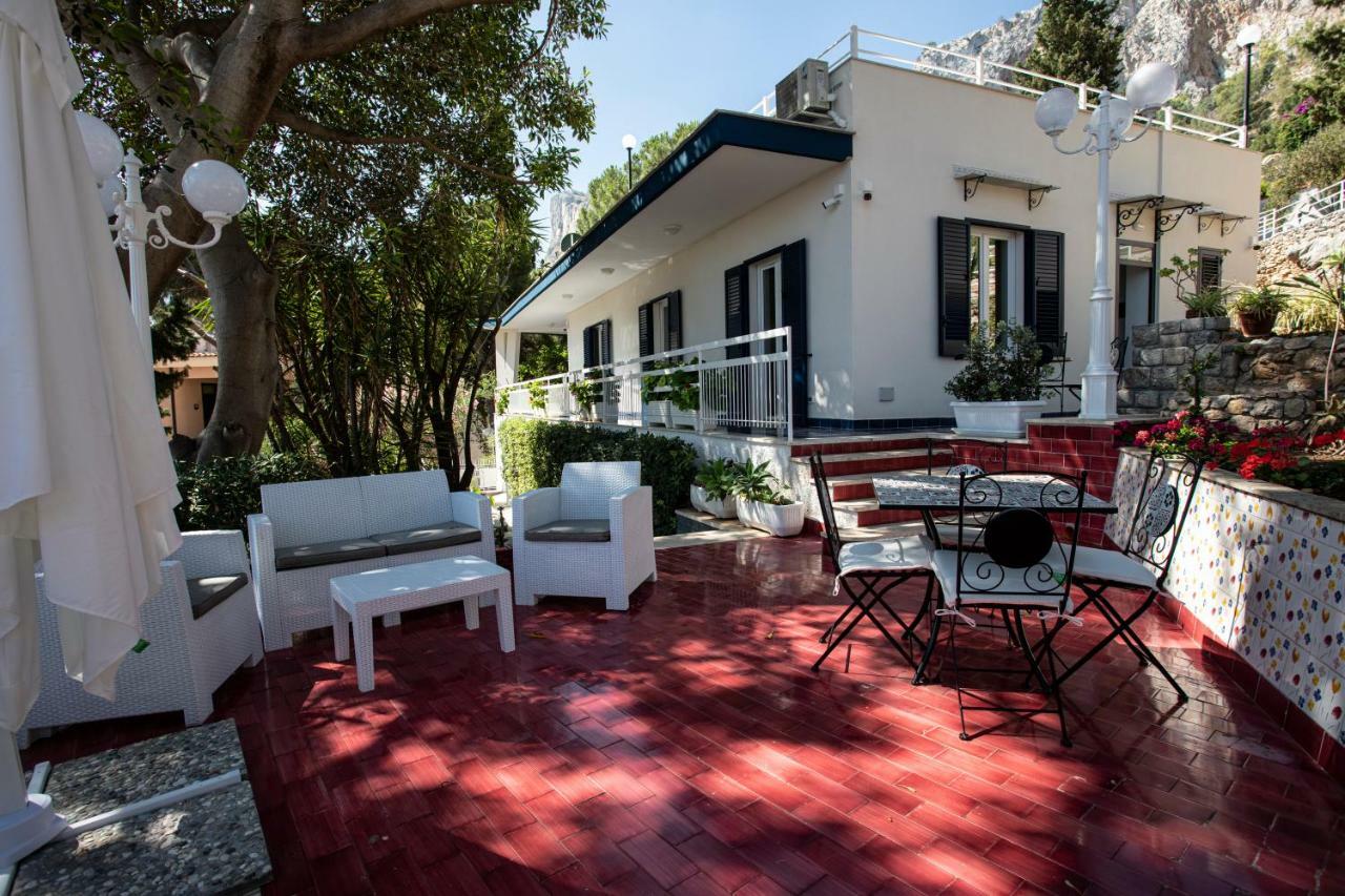 Villa Aurora Mondello Addaura Esterno foto