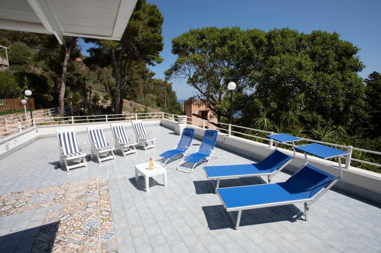 Villa Aurora Mondello Addaura Esterno foto