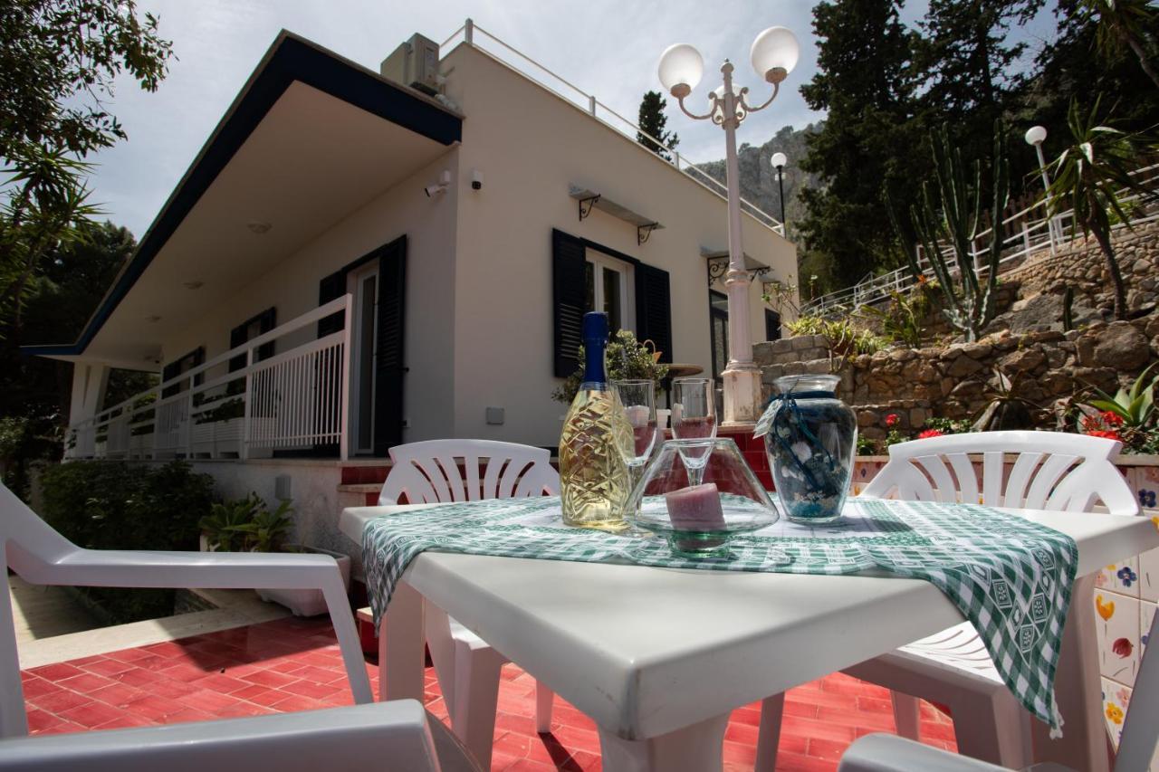 Villa Aurora Mondello Addaura Esterno foto